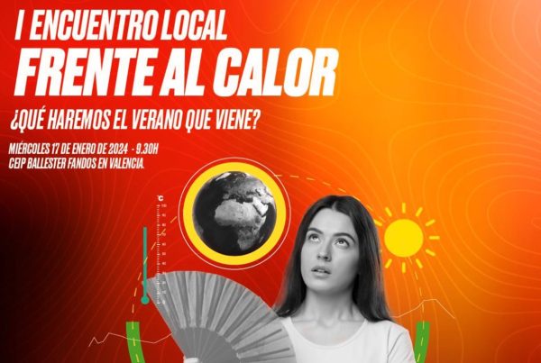 Encuentro local frente al calor en València organizado por València Clima i Energia